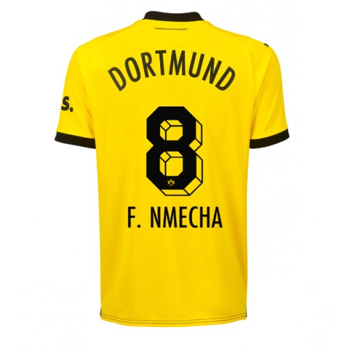 Fotbalové Dres Borussia Dortmund Felix Nmecha #8 Domácí 2023-24 Krátký Rukáv